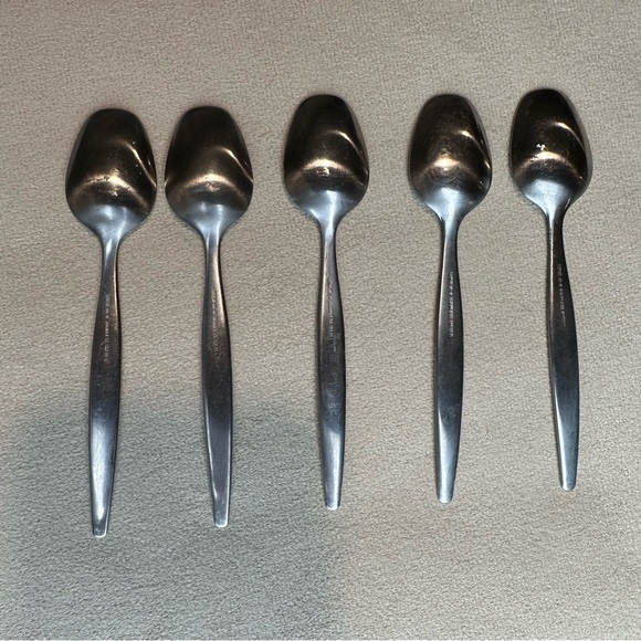 Gense FOCUS Stainless Steel Demitasse Spoons Set of 5 - Picture 7 of 8